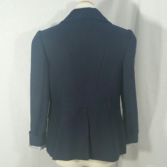 Banana Republic navy blue double breasted jacket - Picture 3 of 8